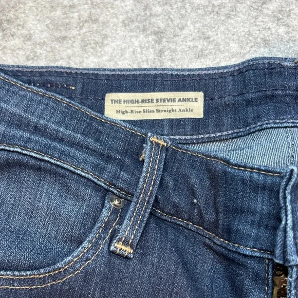 π AG Stevie High-Rise Slim Straight Ankle Jeans Size 31R π - Picture 7 of 13